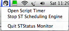 Status Monitor Icon and Menu